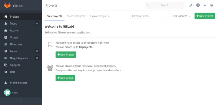 Creating your First Gitlab Project